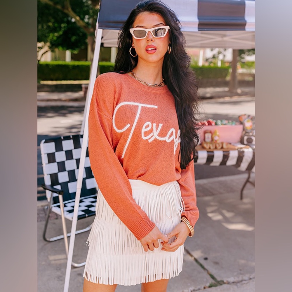 NWT Texas Knit Sweater